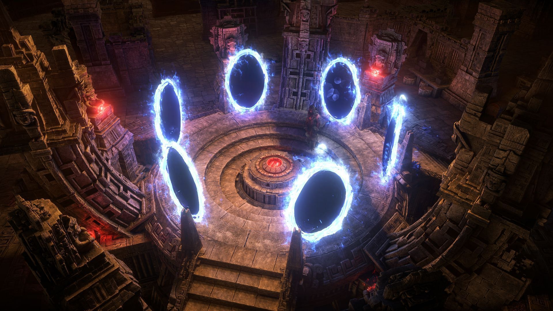 The PoE 2 map device (Image via Grinding Gear Games)
